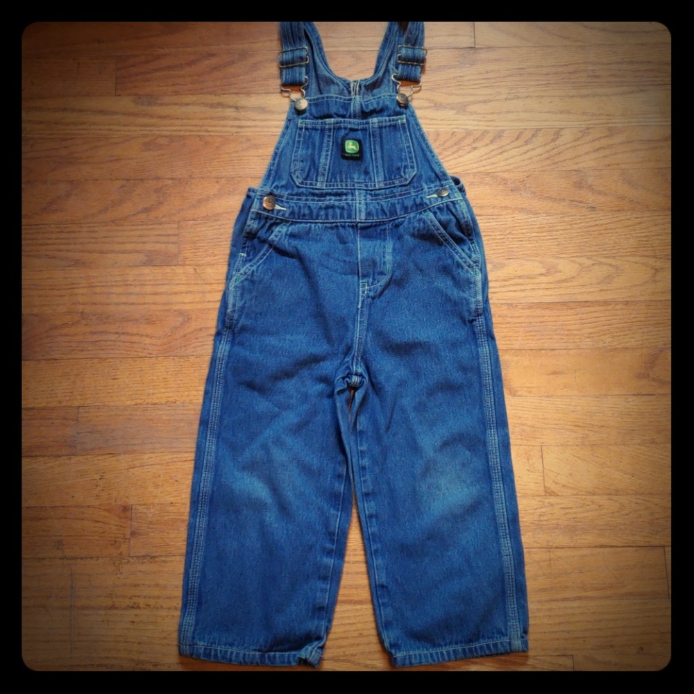 4t John Deere Denim Overalls